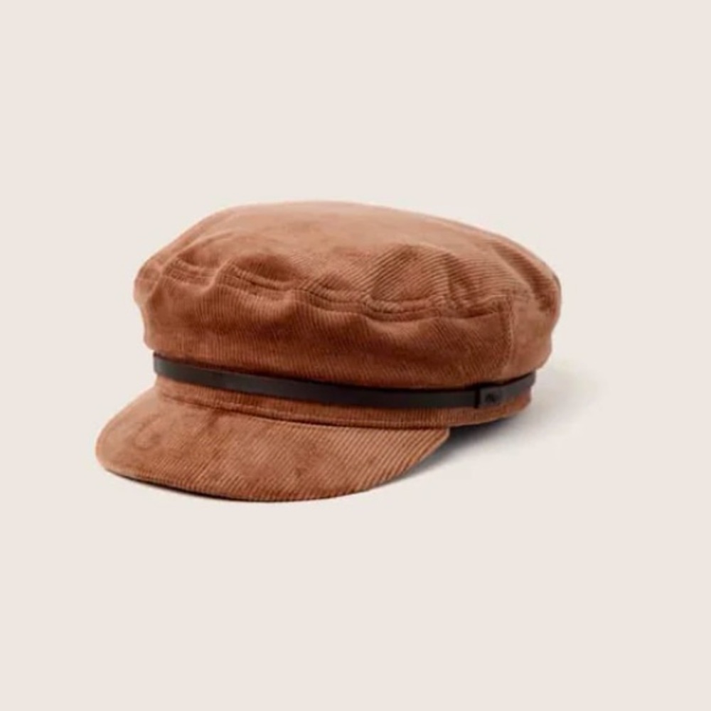 Will + Bear Little Baker Tan Corduroy Kids Newsboy Cap